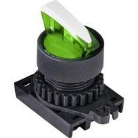 TRU COMPONENTS TC-9860168 S2SRN-L3BG Keuzeschakelaar Knevel Groen 2 x 45 ° 1 stuk(s) - thumbnail