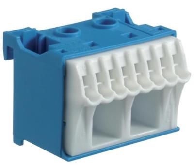 Hager KN10N HAGER KN10N blauw - wit aansluitblok Klemblok Meerdere kleuren 63 A 1 stuk(s)
