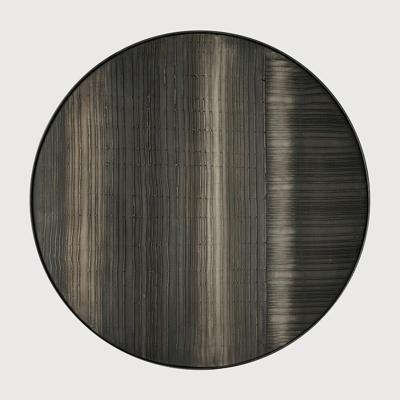 Ethnicraft Rond Wandpaneel 'Layered Clay' 46cm