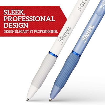 Gelpen Sharpie S-Gel Wit Blauw 0,7 mm (12 Stuks)