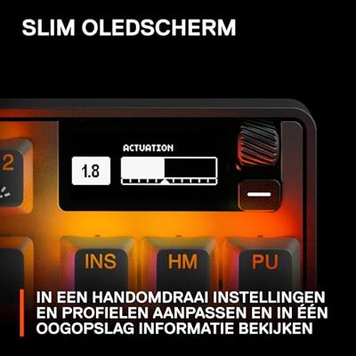 SteelSeries Apex Pro TKL Wireless gaming toetsenbord SteelSeries Apex Pro TKL Wireless gaming toetsenbord