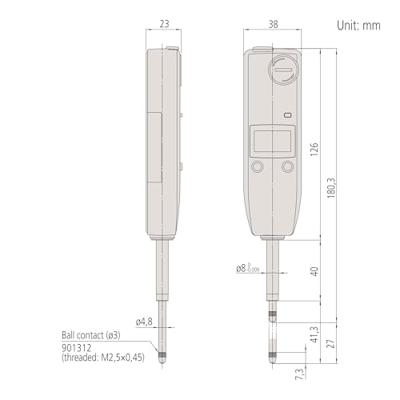 Mitutoyo meetklok digitaal