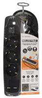 Relectric stekkerdoos 1,5 mtr 3-voudig 2x USB - RELEC492220 RELEC492220 - thumbnail
