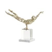 Decoratieve figuren DKD Home Decor Gouden Gymnast 30 x 10 x 27 cm 4 Kg - thumbnail