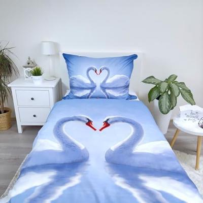 Zwaan dekbedovertrek 140 x 200 cm - 70 x 90 cm - polyester Zwaan dekbedovertrek 140 x 200 cm - 70 x 90 cm - polyester
