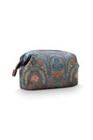 Pip Studio Pip Studio Cooper Cosmetic Purse Medium Jabali Blue 22.5x9.5x15cm - thumbnail