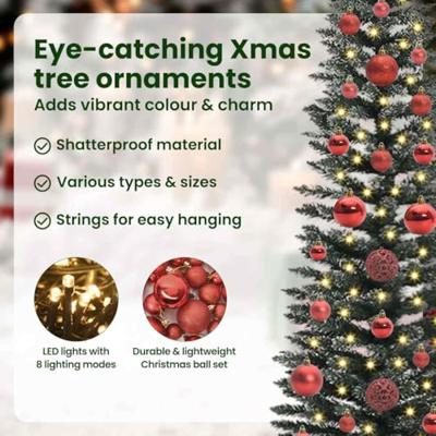 VidaXL Kunstkerstboom met 150 led groen 120 cm pvc en plastic en staal