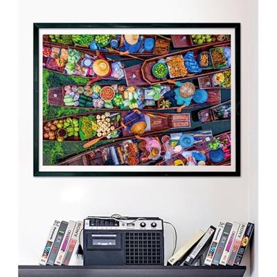 Clementoni puzzel drijvende thaise markt, 1000st.