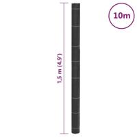 Worteldoek 1,5x10 m polypropeen zwart - thumbnail