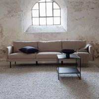 Nohr 3-zits Bank 'Bladimir' kleur Bruin - thumbnail