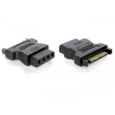Delock Adapter Schijf, Stroom [1x Molex 4-polig bus - 1x SATA-stroomstekker] 0 mm Meerdere kleuren