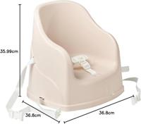 THERMOBABY Stoelverhoger Block Glanzend Bruin - thumbnail