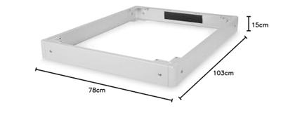 Digitus DN-19 PLINTH-8/10-N1 rack-toebehoren
