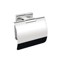 Toiletrolhouder Sapho Olymp 12.5x7.8 cm met Klep Chroom - thumbnail