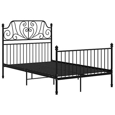Bedframe metaal zwart 120x200 cm