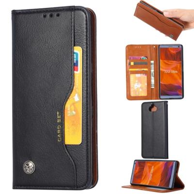 Knead huidtextuur horizontale Flip lederen case voor Sony Xperia 10 met foto frame & houder & kaartsleuven & portemonnee (zwart) Knead huidtextuur horizontale Flip lederen case voor Sony Xperia 10 met foto frame & houder & kaartsleuven & portemonnee (zwart)