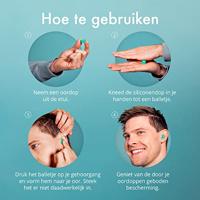 Alpine Oordoppen soft silicone 3 Paar - thumbnail