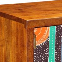 Schoenenkast Bruin 90 x 35 x 55 cm Massief acaciahout - thumbnail