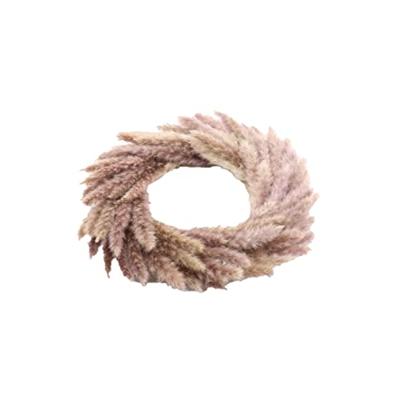 Krans fluffy pampas d35cm naturel