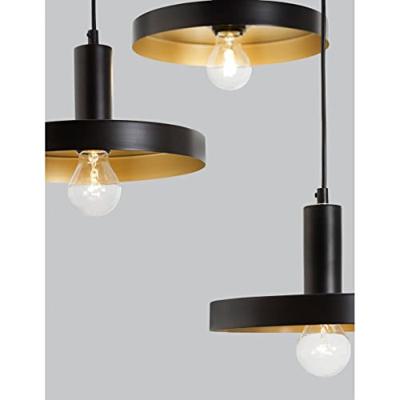 Lyora Design hanglampGarni 3-lichts zwart - 9417051