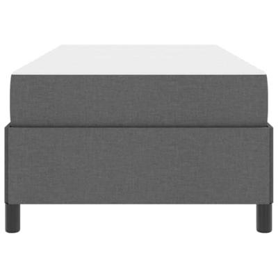 Boxspring bed Donkergrijs, Zwart 80 x 200 cm