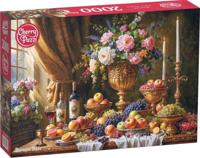 Baroque Table Puzzel 2000 Stukjes - thumbnail