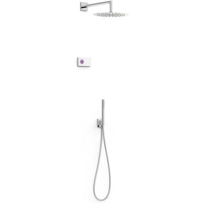 Tres electronische inbouw doucheset met regendouche chroom 09286558