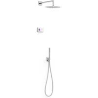Tres electronische inbouw doucheset met regendouche chroom 09286558 - thumbnail