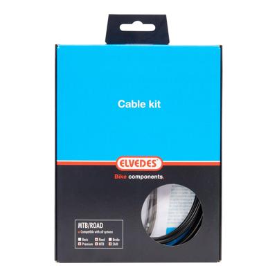 Elvedes schakelkabelkit ProL.ATB/Race zwart 2017155