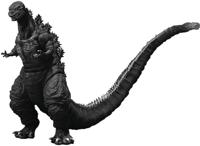 Godzilla S.H. MonsterArts Action Figure Godzilla (2016) The Fourth Orthochromatic Version 18 cm - thumbnail