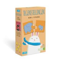 Rebo Publishers Puzzel2 - boek tegenstellingen met 10 puzzels - thumbnail