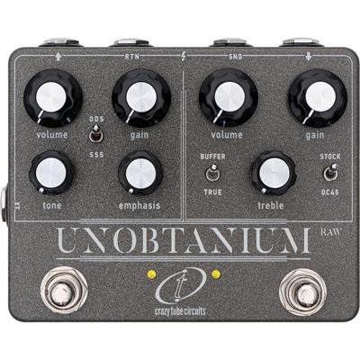 Crazy Tube Circuits Unobtanium Raw dual channel amp-in-a-box / overdrive effectpedaal