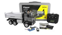 Amewi 22685 Mercedes-Benz Arocs Kipper 6x6 anthrazit 1:14 Elektro RC functiemodel RTR - thumbnail