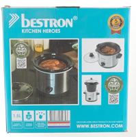 Bestron ASC150 Slowcooker 1.5L RVS/Zwart - thumbnail