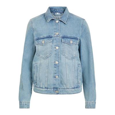 VILA spijkerjasje VIEMERIE light denim