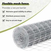 VidaXL Hek met paal zilver 0,4 x 25 m staal - thumbnail