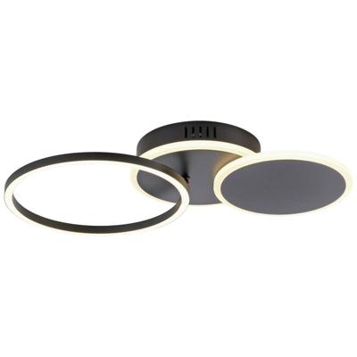 Paul Neuhaus Plafondlamp Baikal 3 lichts zwart