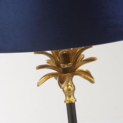Searchlight TafellampPalm zwart met donkerblauw - EU81211AZ