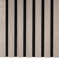 WallArt akupanelen 4 st akoestisch grijs eiken - thumbnail