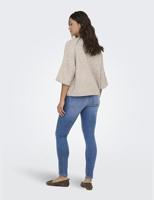 Only Onlsimoni 3/4 Pullover Knt Noos Trui Pumice Stone Melange - thumbnail