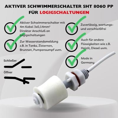 Schabus 200361 SHT 8060 Mini-vlotterschakelaar