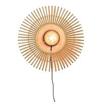 GOOD&MOJO Wandlamp 'Bromo' 40cm, Bamboe, kleur Naturel - thumbnail