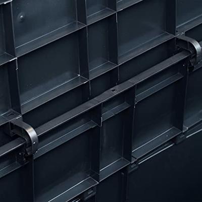 VidaXL Opbergkist 320 l zwart VidaXL Opbergkist 320 l zwart