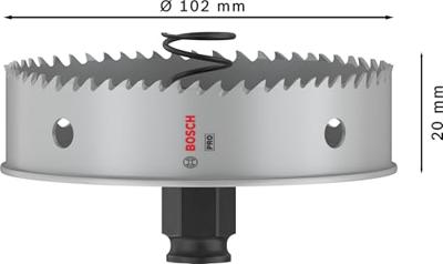 Bosch Accessories 2608594470 2608594470 Gatenzaag 102 mm 1 stuk(s) Bosch Accessories 2608594470 2608594470 Gatenzaag 102 mm 1 stuk(s)