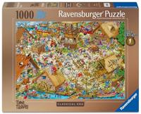 Ravensburger puzzel Time Travel Middle Ages - 1000 stukjes - thumbnail