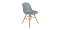 Zuiver Albert Kuip eetkamerstoel Light Grey - thumbnail