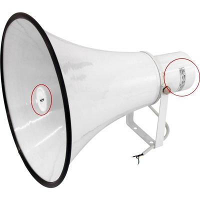 Omnitronic HR-25 Drukkamerluidspreker Wit 1 stuk(s)