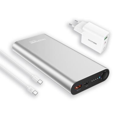 RealPower REALPOWER PB-20000 PD Pro Powerbank 20.000 mAh Zilver RealPower REALPOWER PB-20000 PD Pro Powerbank 20.000 mAh Zilver