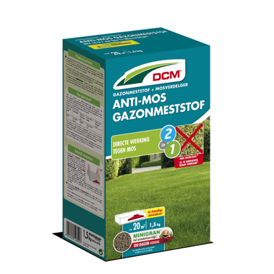 Anti-mos gazonmeststof 1,5 kg DCM - Dcm