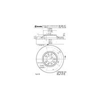 Remschijf voor voor 09A43010 - thumbnail